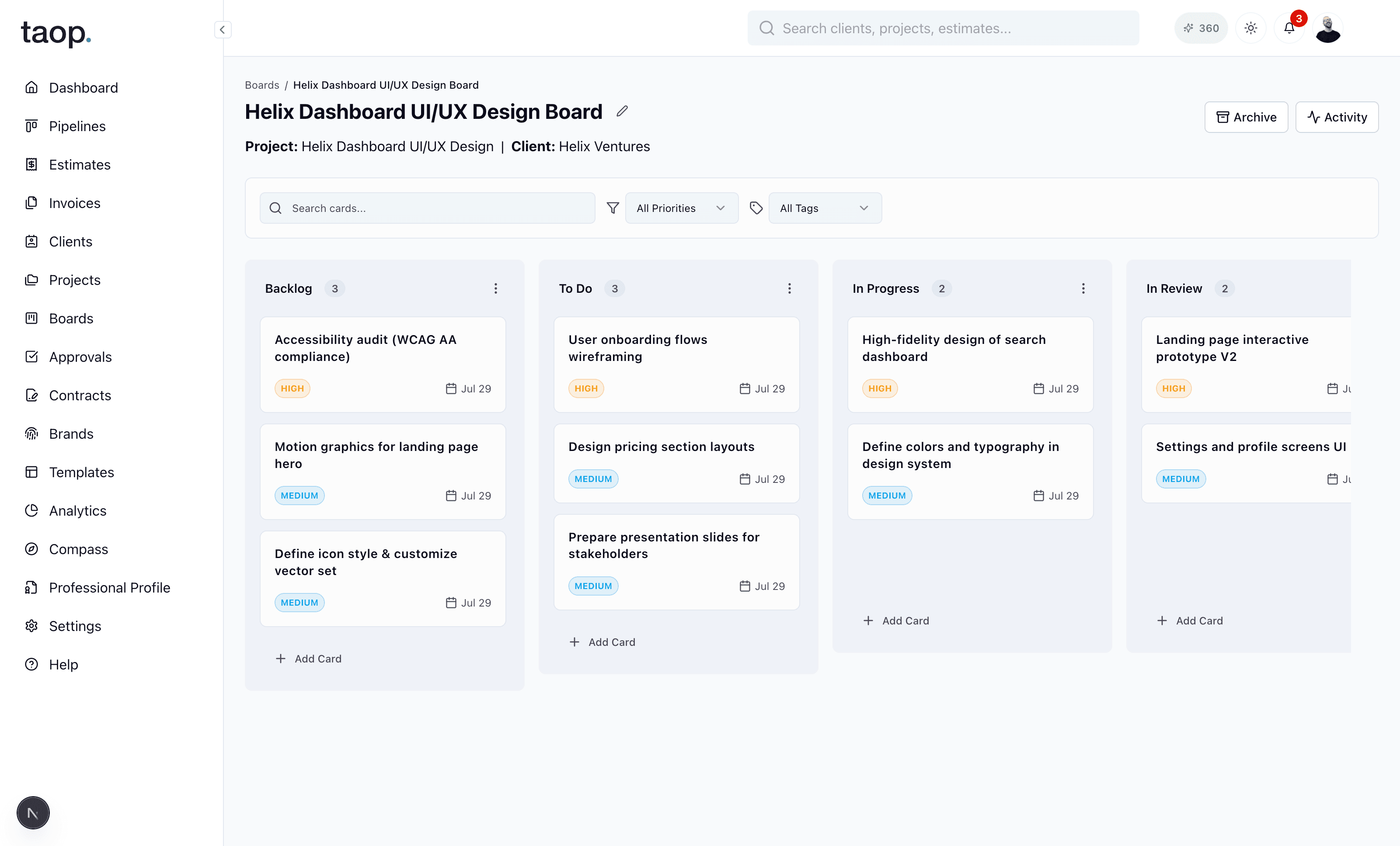 Kanban Project Boards screenshot 1