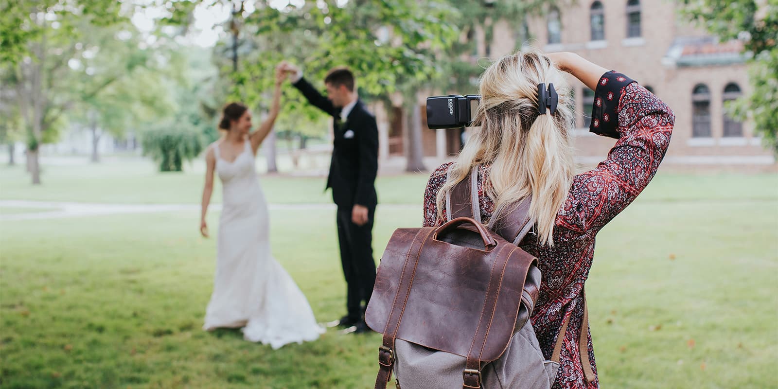 Photographer reviewing high-resolution photo session deliverables